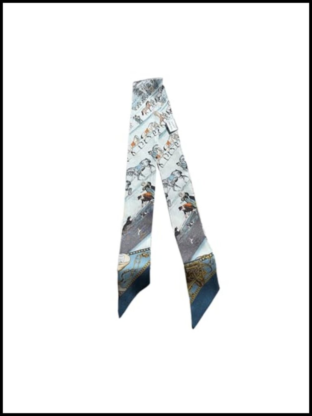 100% Mulberry Silk Skinny Scarf Hair Ribbon Bag Handle Wrap Neckerchief